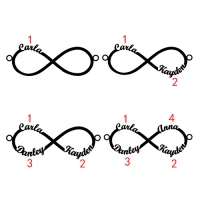  Infinity necklace