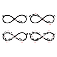 infinity name necklace