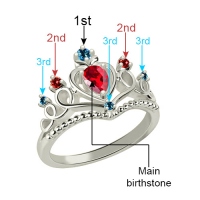 princess tiara ring