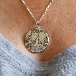 Personalized Photo Engraved Necklace