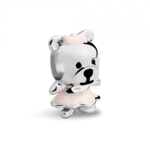 Teddy Bear Charm Sterling Silver 925