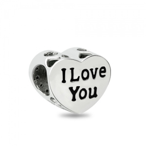 Love Heart Crystal Charm