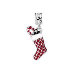 Christmas Stocking Charm Sterling Silver