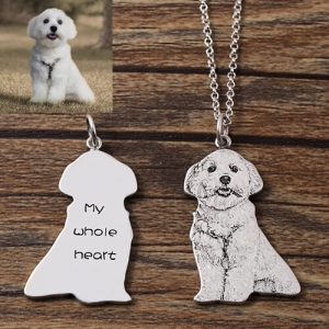 pet photo necklace