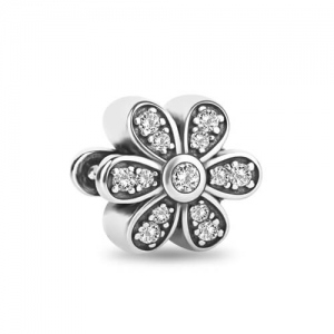 Sterling Silver Daisies Bead Simple Yet Decorative