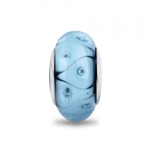 Light Blue Murano Glass Bead