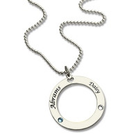 Circle of Love Name Necklace