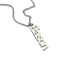 Vertical Name Necklace