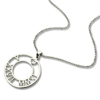 roman numeral necklace