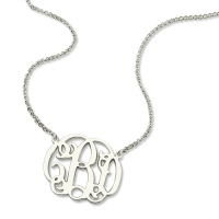 monogram necklace