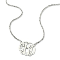 monogram necklace