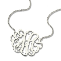 monogram necklace