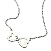 Infinity Heart-Shaped Necklace