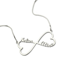 Heart Infinity Name Necklace