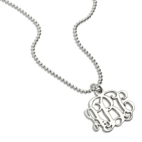 monogram necklace