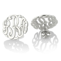 monogram earring 