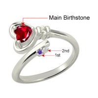 key to heart ring