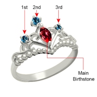 princess tiara ring