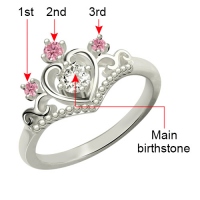 princess tiara ring