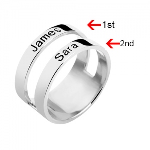 engraved name ring