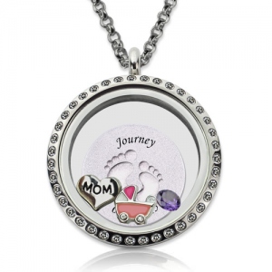 floating locket necklace