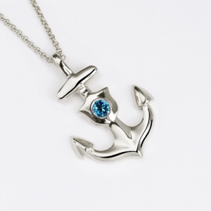 anchor necklace	