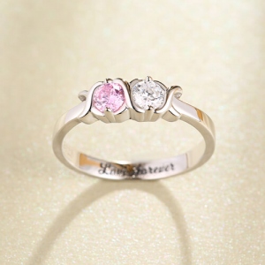 hugs and kisses ring	