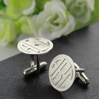 letter cufflinks