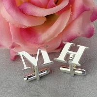 letter cufflinks