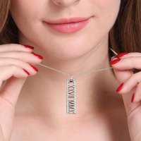 roman numeral necklace