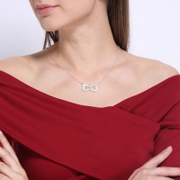 Infinity Heart-Shaped Necklace