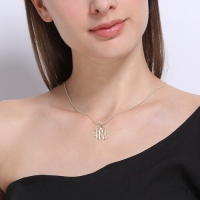 XS monogram necklace