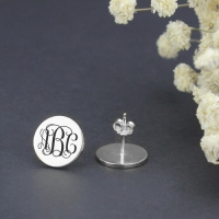 monogram earring