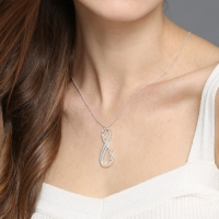 Vertical Infinity Necklace