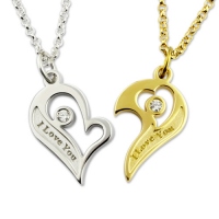 love heart necklace