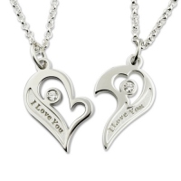 love heart necklace