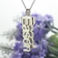 Family Vertical Names Necklace