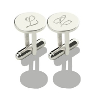 round cufflinks