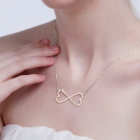 Heart Infinity Name Necklace