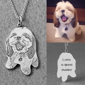 pet photo necklace