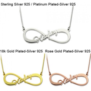 Personalized Single Infinity Name Necklace