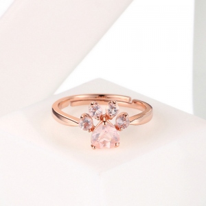 cat paw shape ring