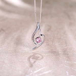  birthstone necklace	