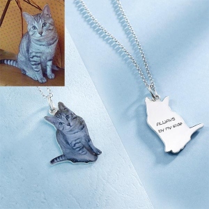 Personalized Pet Color Photo Necklace