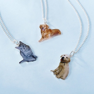 Personalized Pet Color Photo Necklace