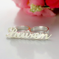 Carrie Style Name Ring