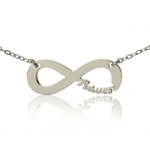 Sterling Silver Infinity Name Necklace