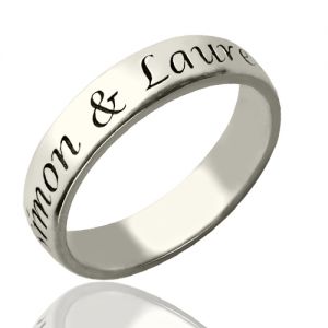 Graduation Gifts Engraved Band Ring