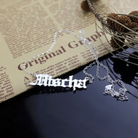 Mens Letter Pendant