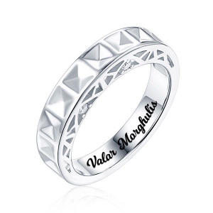 Personalized Love Bridge inspired With Birthstone Promise Ring